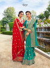 Saroj Jyotika Vichitra Silk Festive Wear Designer Wedding Saree Collection at Wholesale Price